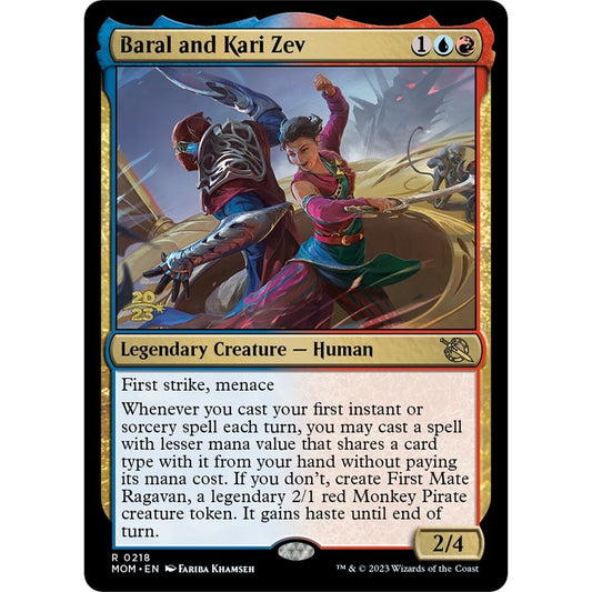 Image for Baral and Kari Zev (218) (PRE) - Magic: The Gathering