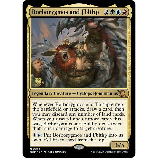 Image for Borborygmos and Fblthp (219) (PRE) - Magic: The Gathering