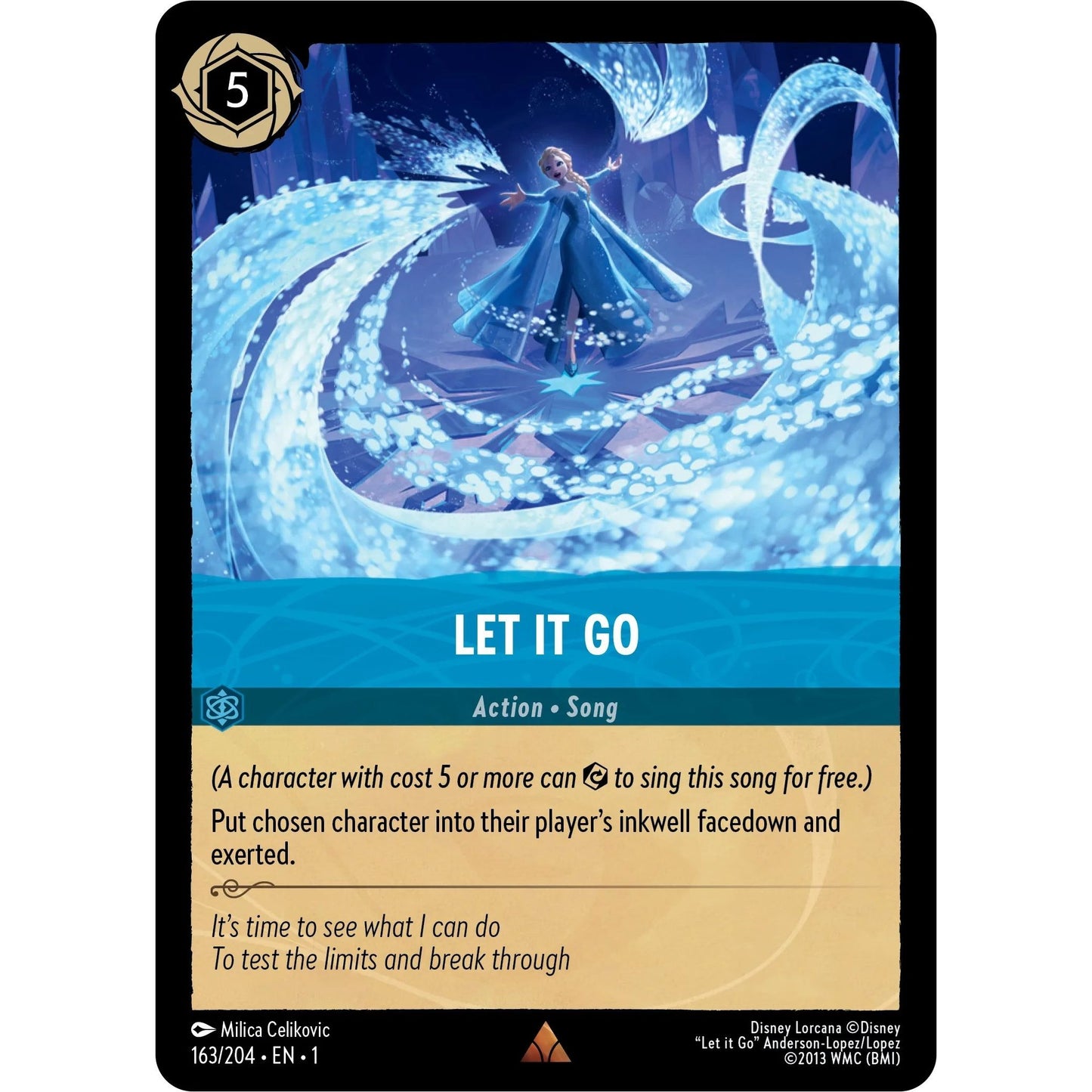 Image for Let It Go (163/204) (1) - Disney Lorcana