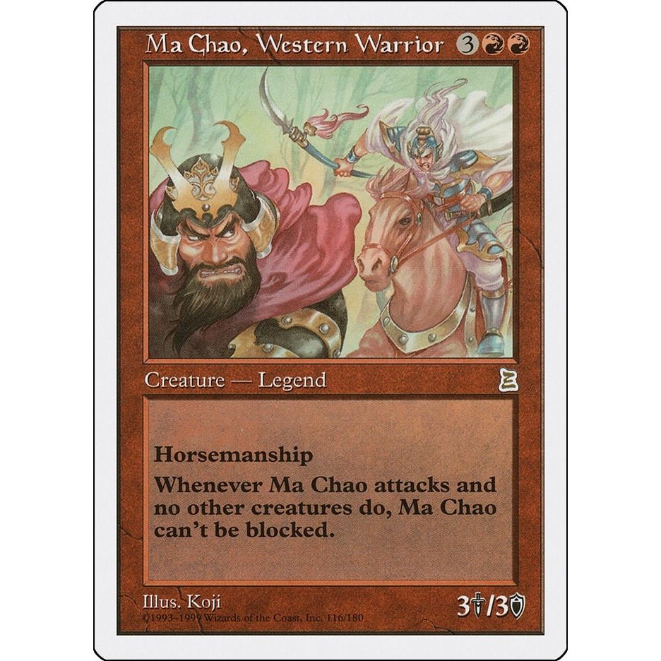 Image for Ma Chao, Western Warrior (116) (PTK) - Magic: The Gathering