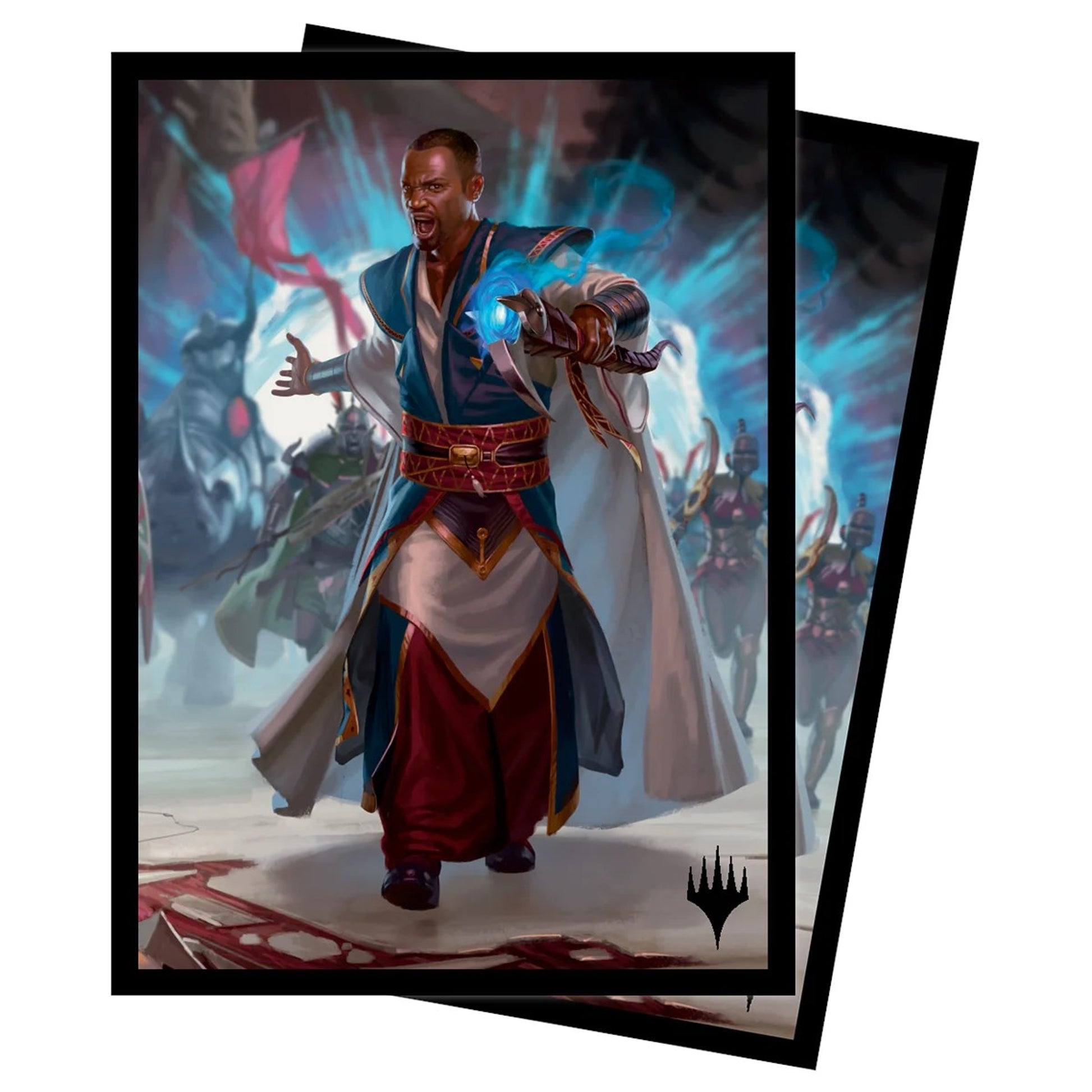 Image for March of the Machine Teferi Akosa of Zhalfir Standard Deck Protector sleeves for Magic (100-pack) - Card Sleeves