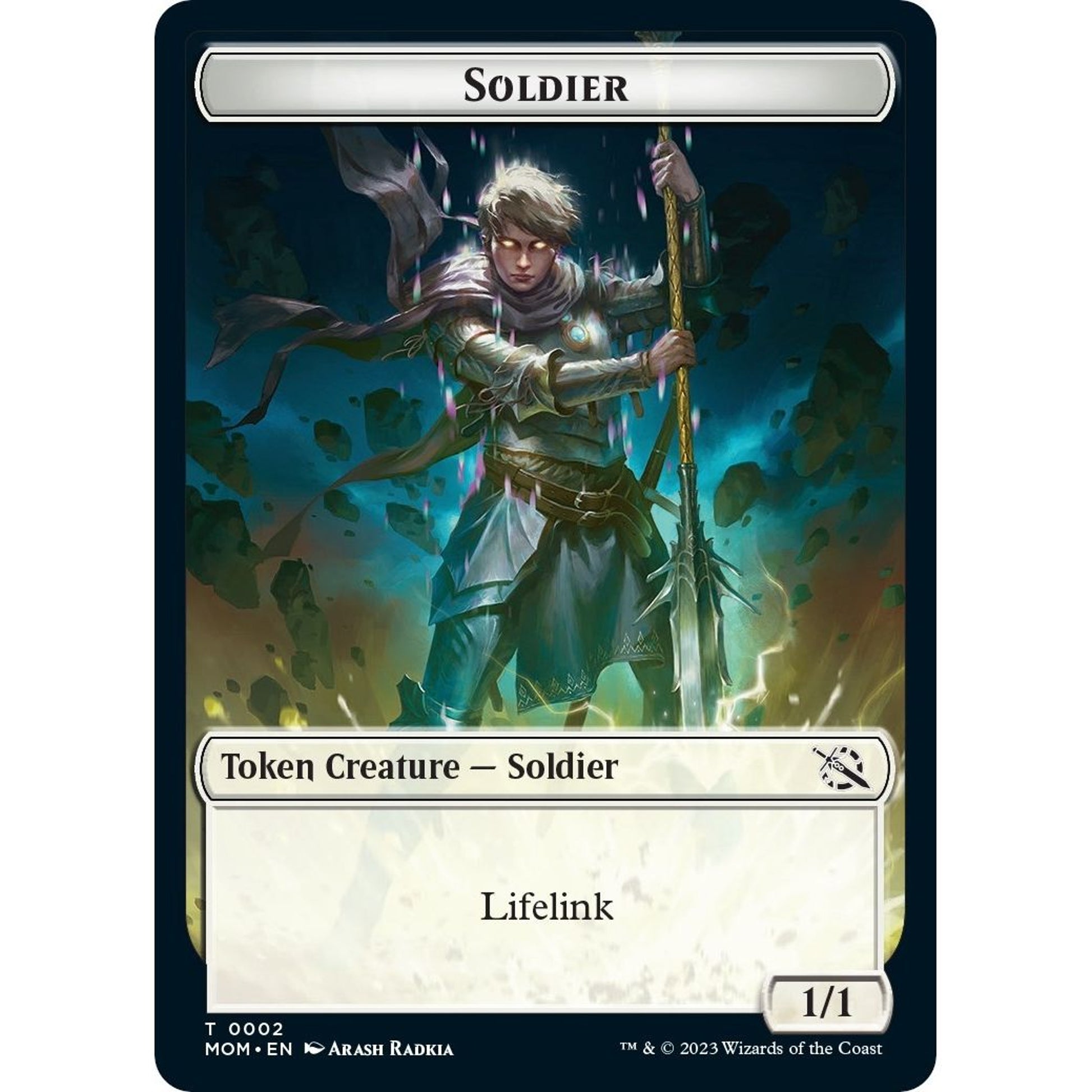 Image for Soldier // Knight Double-Sided Token (2 // 10) (MOM) - Magic: The Gathering