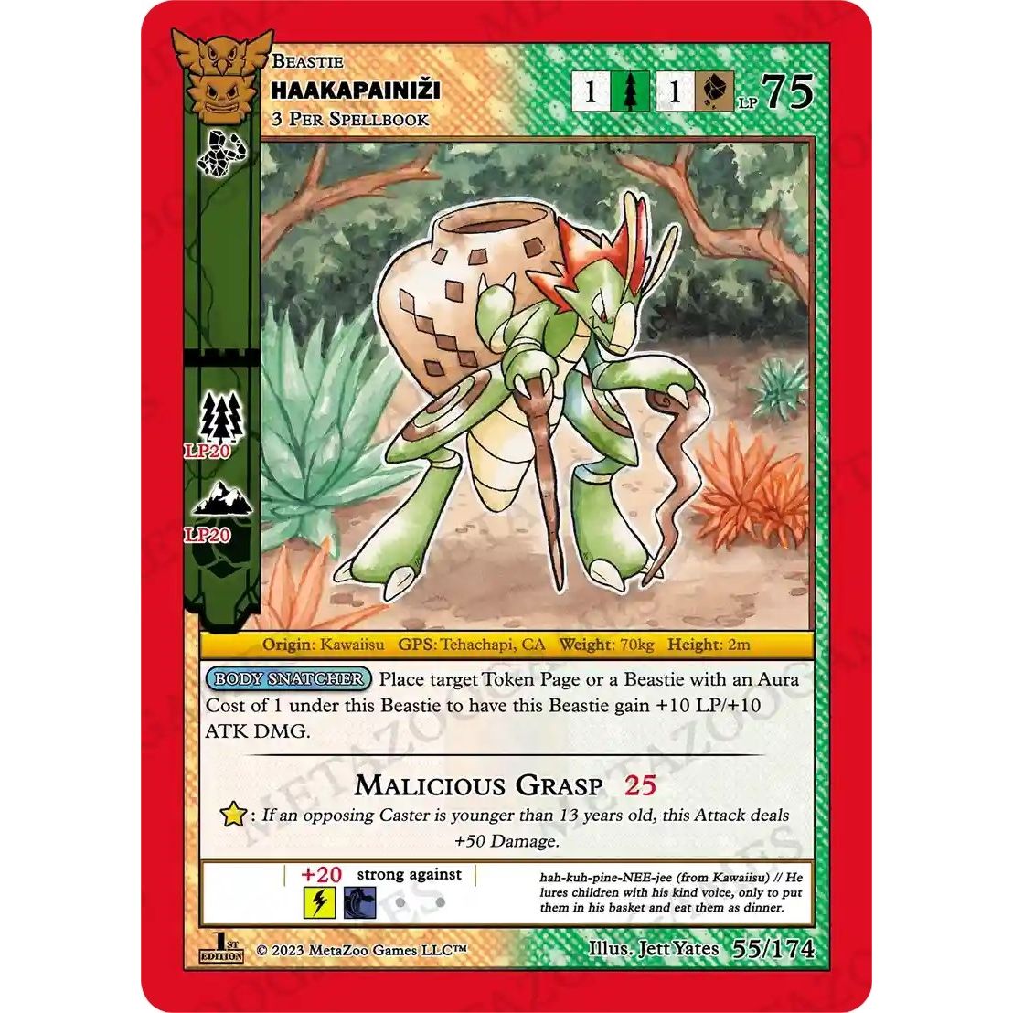 Image for Haakapainizi (55/174) (NATFE) - MetaZoo