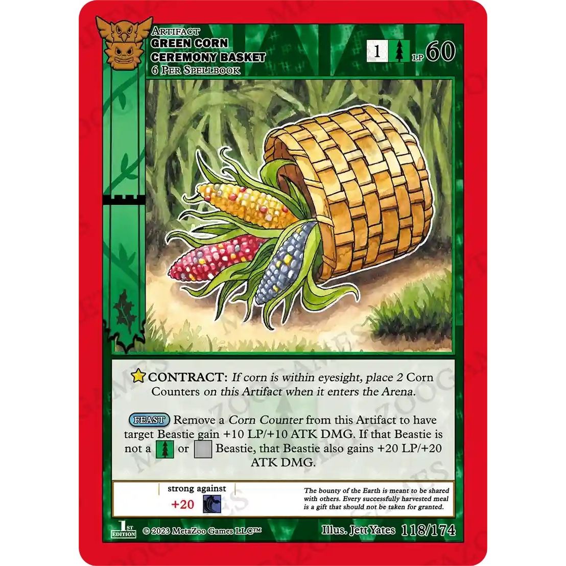 Image for Green Corn Ceremony Basket (118/174) (NATFE) - MetaZoo