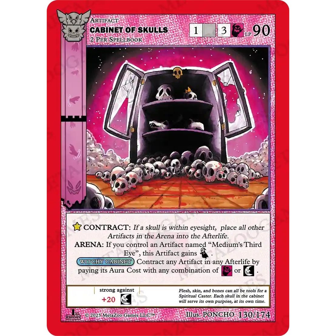 Image for Cabinet of Skulls (130/174) (NATFE) - MetaZoo