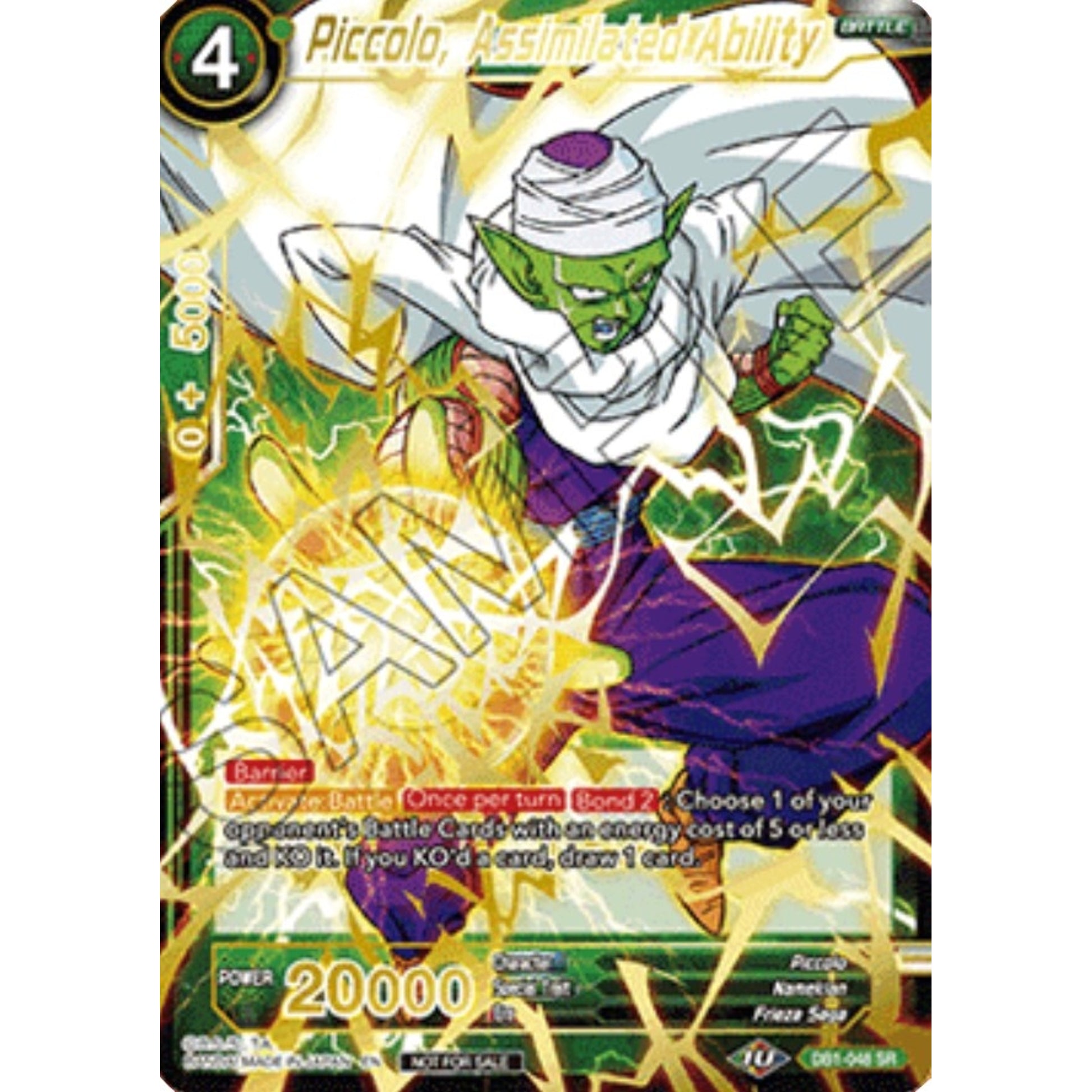 Image for Piccolo, Assimilated Ability (Alt. Art Card Set 2023 Vol. 1) (DB1-048) (TPR) - Dragon Ball Super: Masters