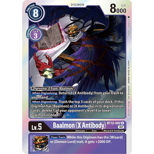 Image for Baalmon (X Antibody) (BT12-082 R) (BT12) - Digimon Card Game