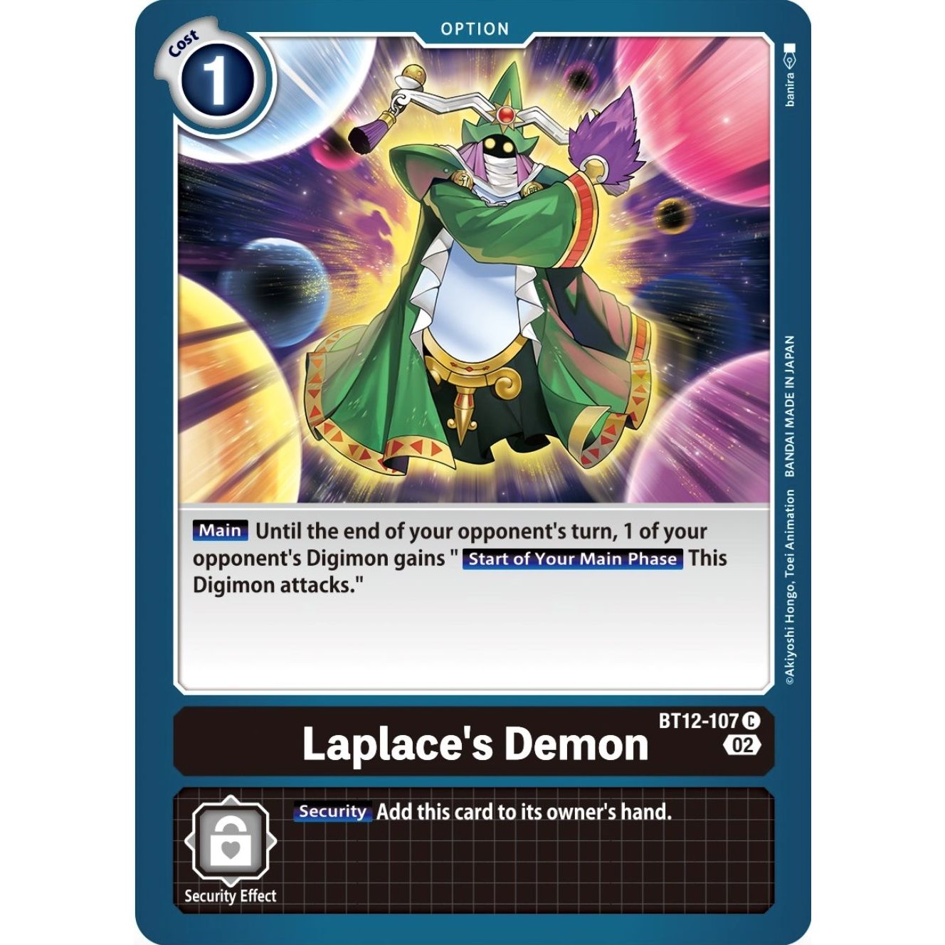 Image for Laplace's Demon (BT12-107 C) (BT12) - Digimon Card Game