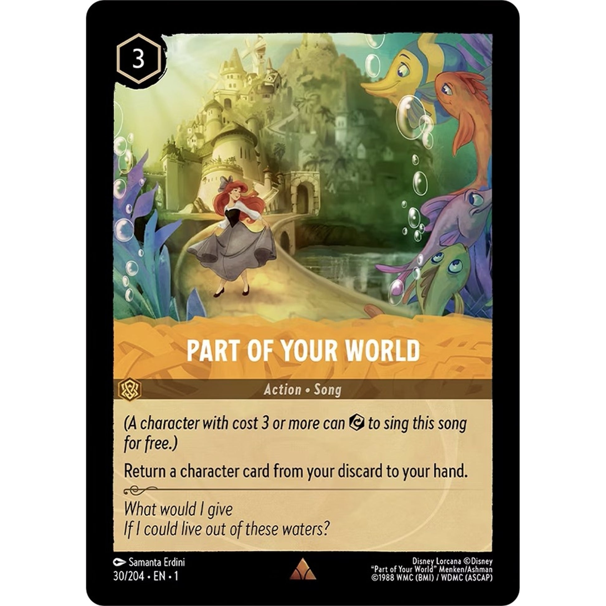 Image for Part of Your World (30/204) (1) - Disney Lorcana