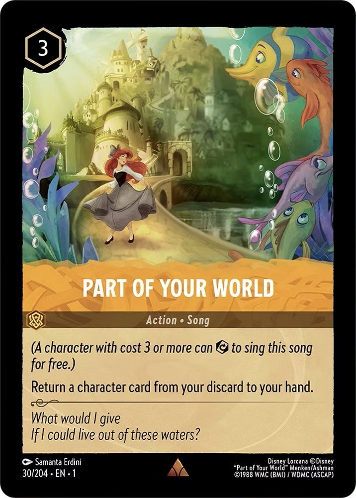 Image for Part of Your World (30/204) (1) - Disney Lorcana