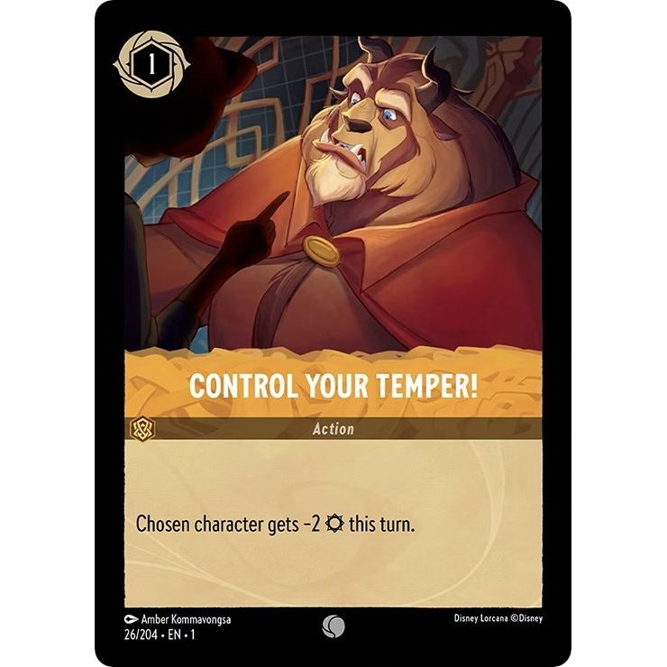 Image for Control Your Temper! (26/204) (1) - Disney Lorcana