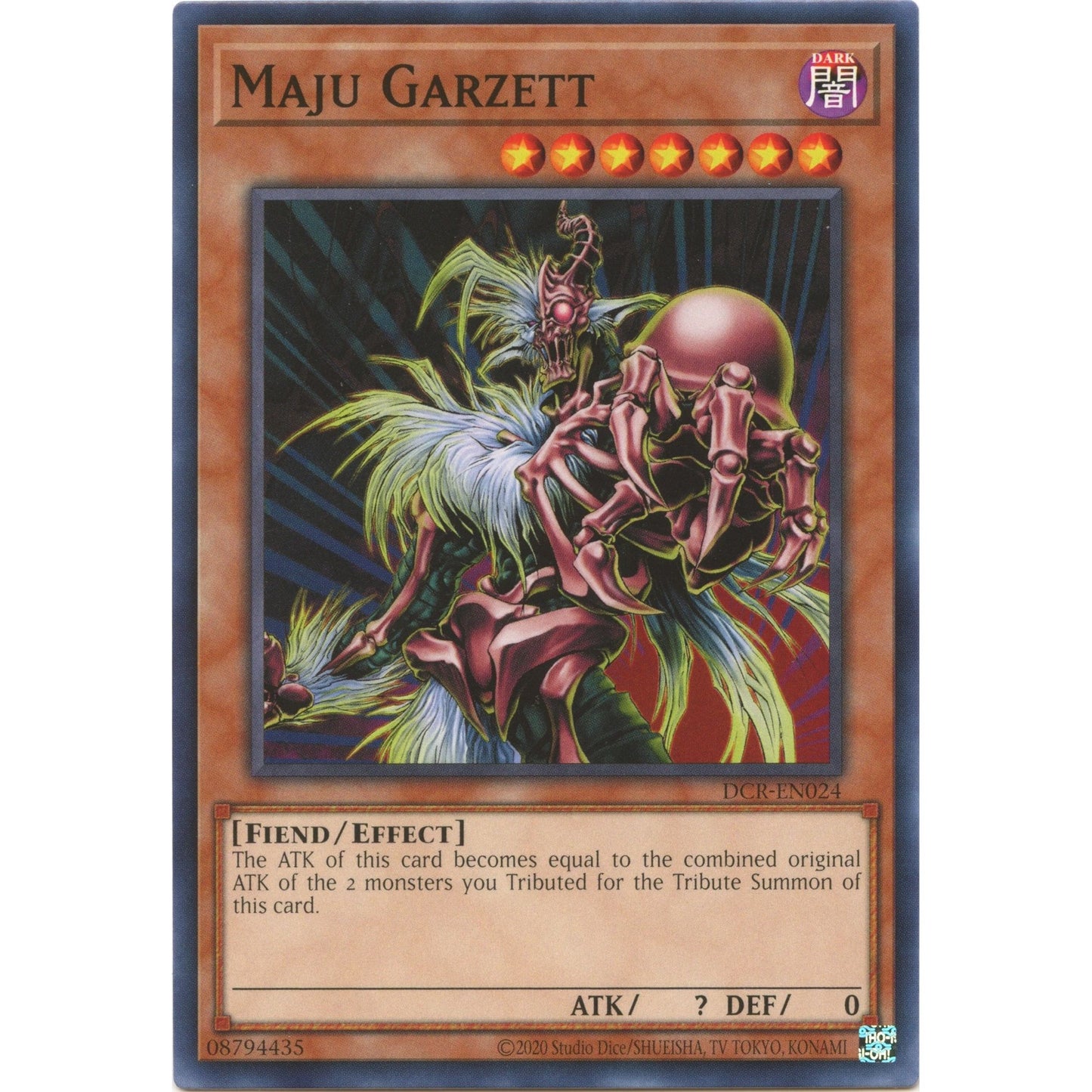 Image for Maju Garzett (DCR-EN024) (DCR-EN) - YuGiOh