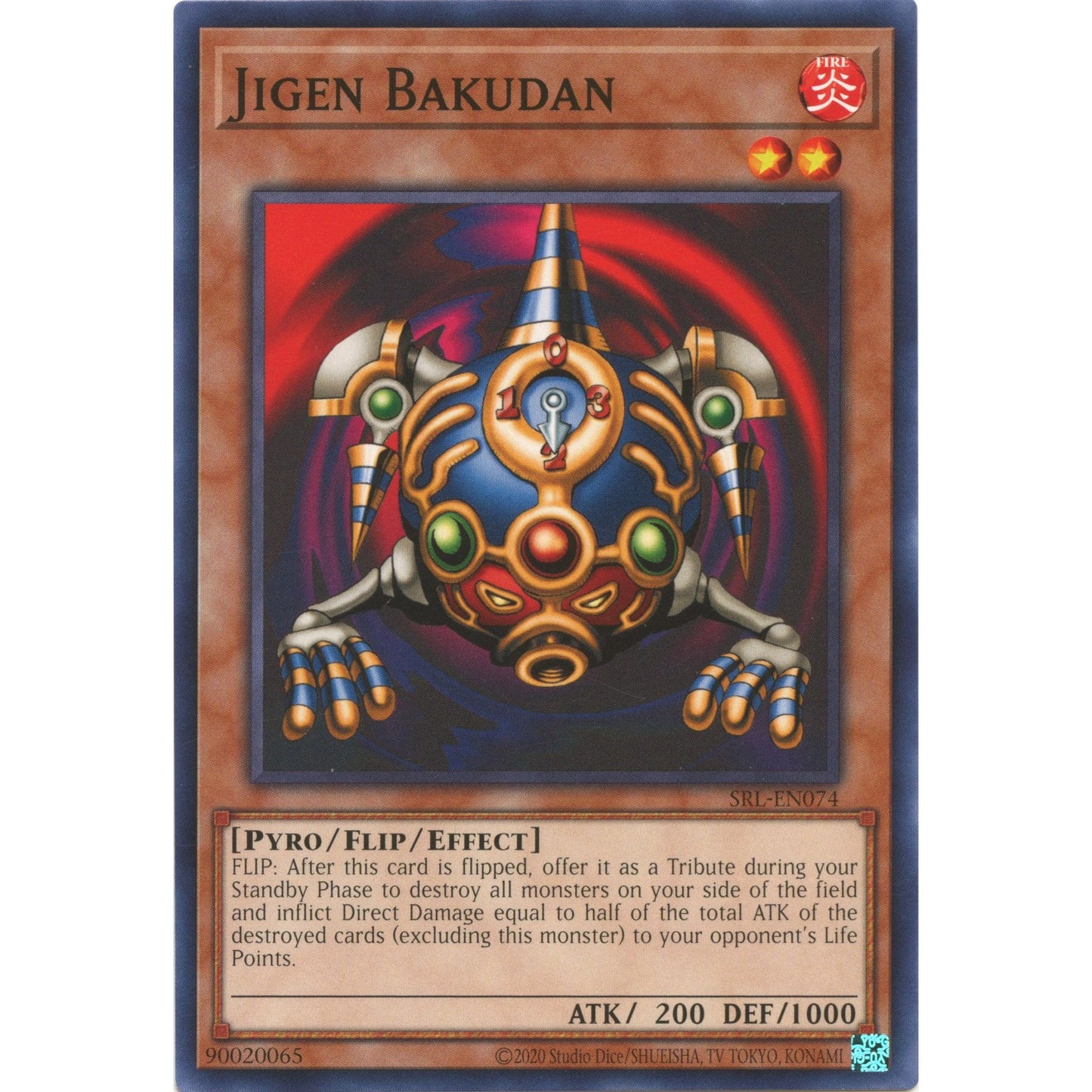 Image for Jigen Bakudan (SRL-EN074) (SRL-EN) - YuGiOh