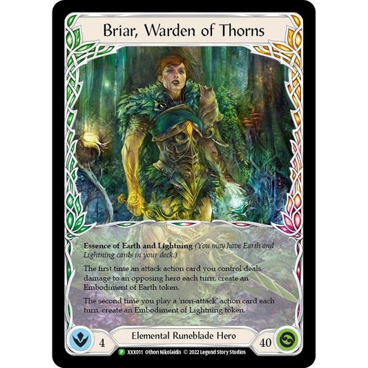 Image for Briar // Briar, Warden of Thorns (XXX011/XXX012) (PR) - Flesh and Blood TCG