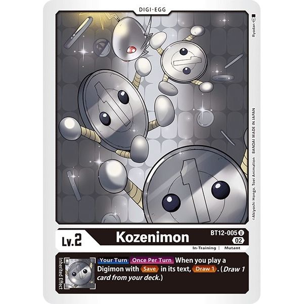 Image for Kozenimon (BT12-005 U) (BT12) - Digimon Card Game