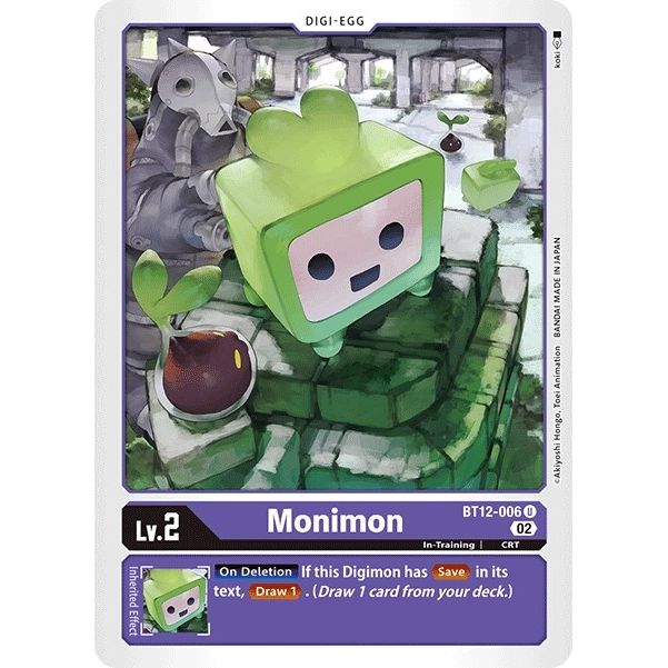 Image for Monimon (BT12-006 U) (BT12) - Digimon Card Game