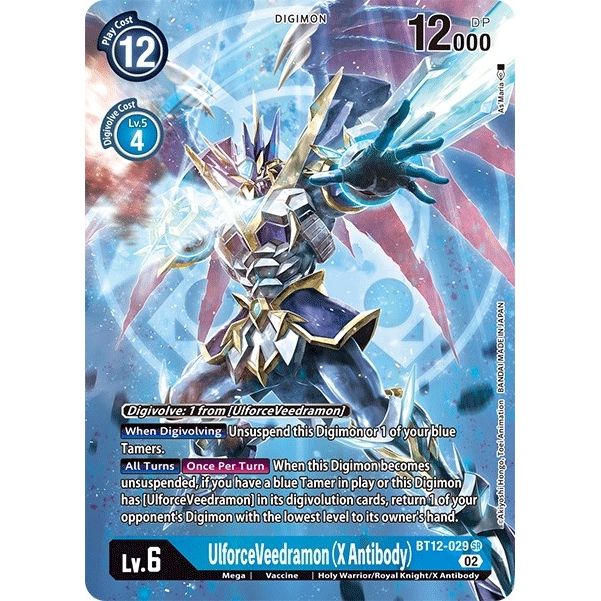 Image for UlforceVeedramon (X Antibody) (Alternate Art) (BT12-029 SR) (BT12) - Digimon Card Game