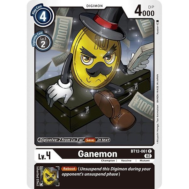 Image for Ganemon (BT12-061 C) (BT12) - Digimon Card Game