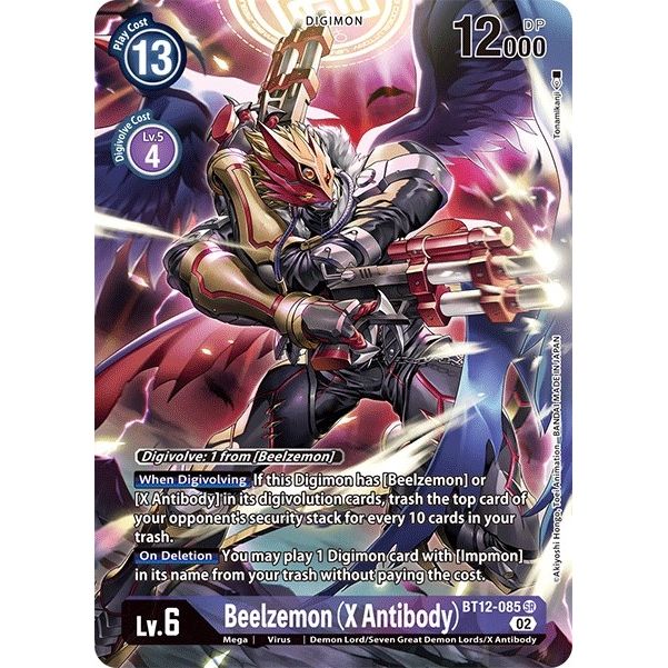 Image for Beelzemon (X Antibody) (Alternate Art) (BT12-085 SR) (BT12) - Digimon Card Game