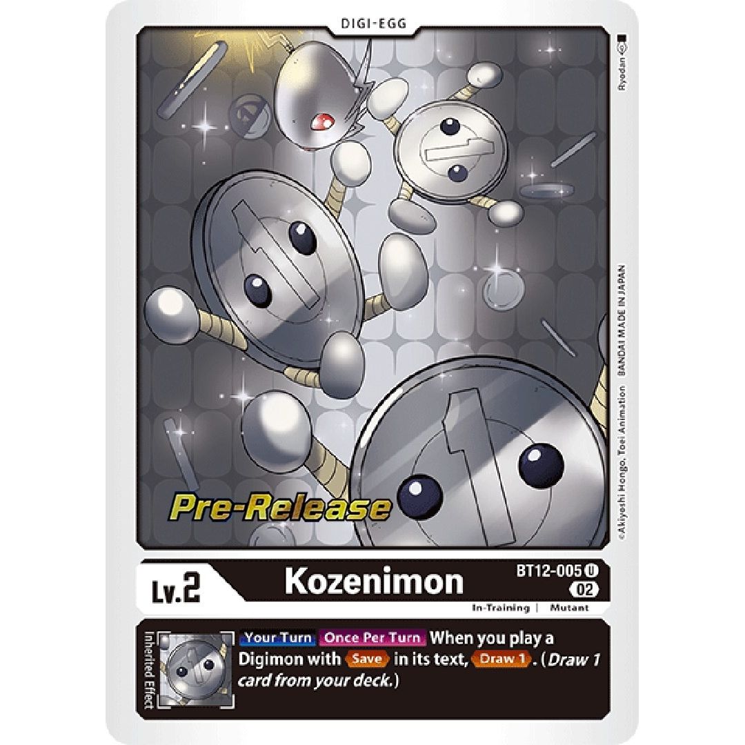 Image for Kozenimon (BT12-005 U) (BT12_PR) - Digimon Card Game
