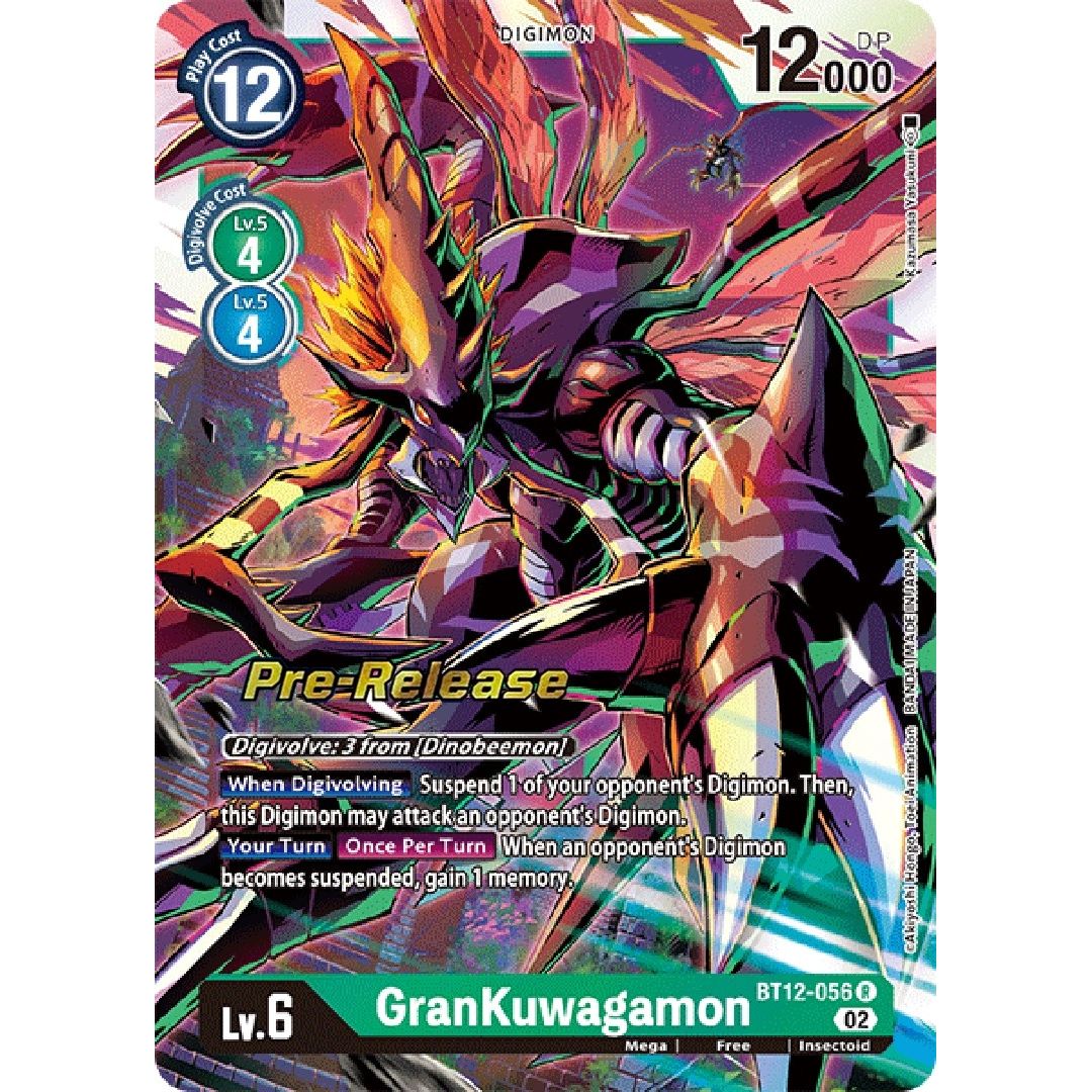 Image for GranKuwagamon (BT12-056 R) (BT12_PR) - Digimon Card Game