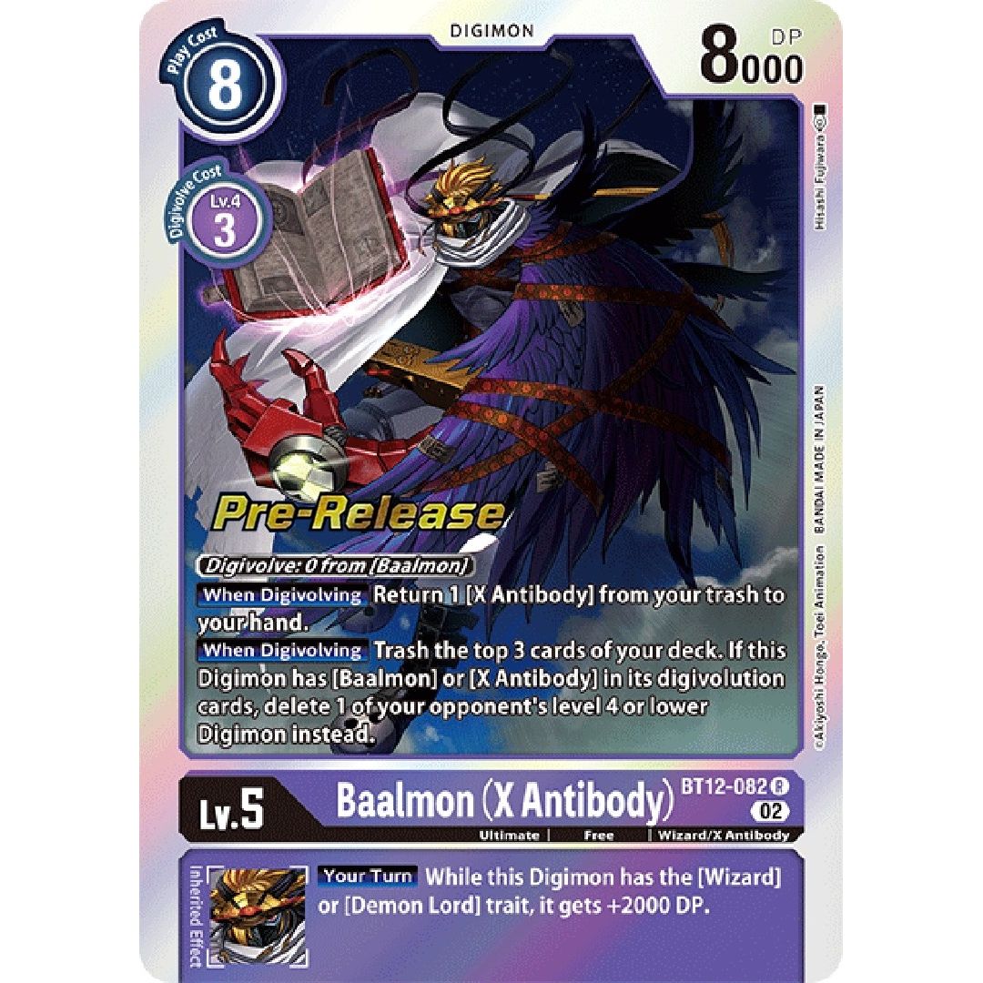 Image for Baalmon (X Antibody) (BT12-082 R) (BT12_PR) - Digimon Card Game