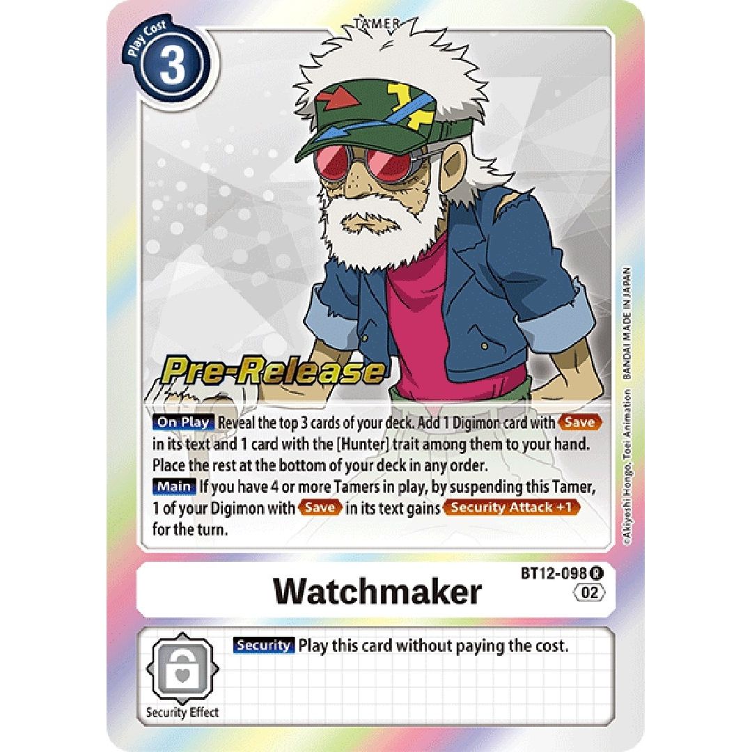 Image for Watchmaker (BT12-098 R) (BT12_PR) - Digimon Card Game