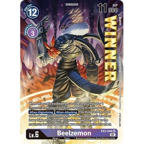 Image for Beelzemon (April 2023 Beelzemon Special) (EX2-044 SR) (ST-14_PR) - Digimon Card Game