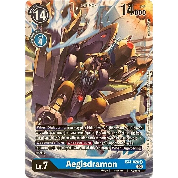 Image for Aegisdramon (EX3-026 SR) (RPC) - Digimon Card Game