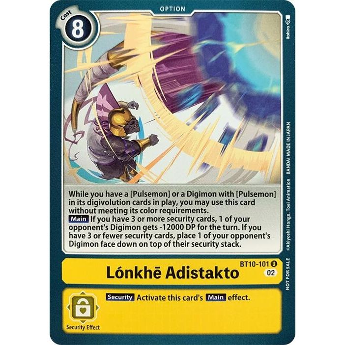 Image for Loenkhe Adistakto (BT10-101 U) (RPC) - Digimon Card Game