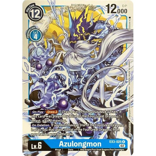 Image for Azulongmon (EX3-025 R) (RPC) - Digimon Card Game