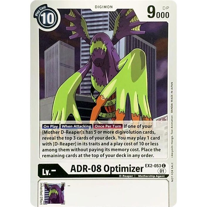 Image for ADR-08 Optimizer (EX2-053 C) (RPC) - Digimon Card Game