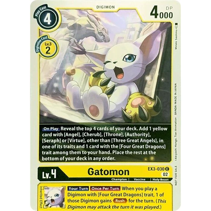 Image for Gatomon (EX3-030 C) (RPC) - Digimon Card Game