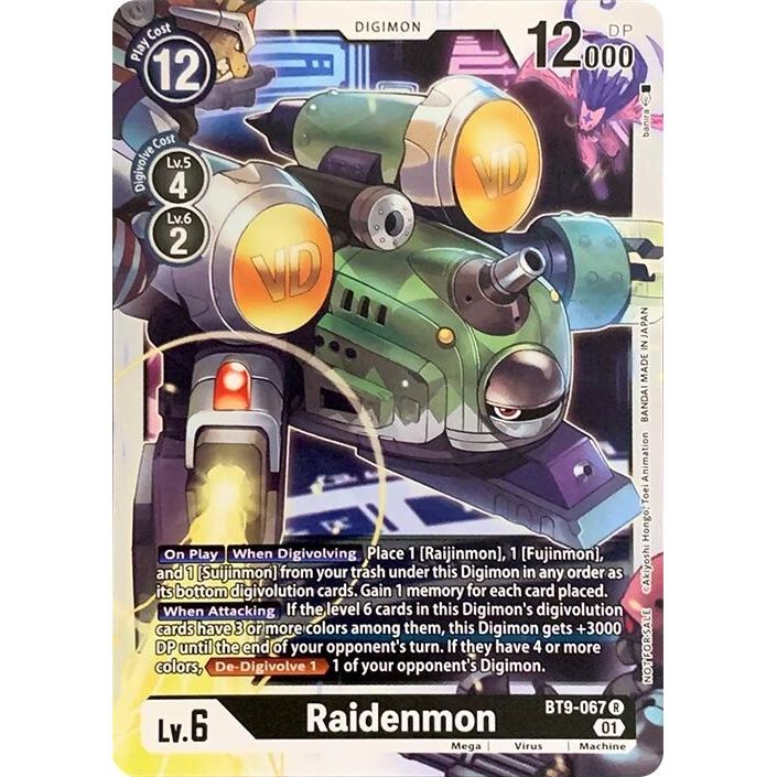 Image for Raidenmon (BT9-067 R) (RPC) - Digimon Card Game