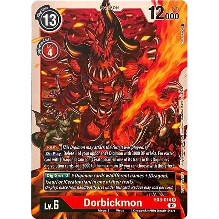 Image for Dorbickmon (EX3-014 R) (RPC) - Digimon Card Game