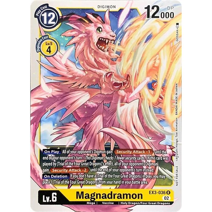 Image for Magnadramon (EX3-036 R) (RPC) - Digimon Card Game