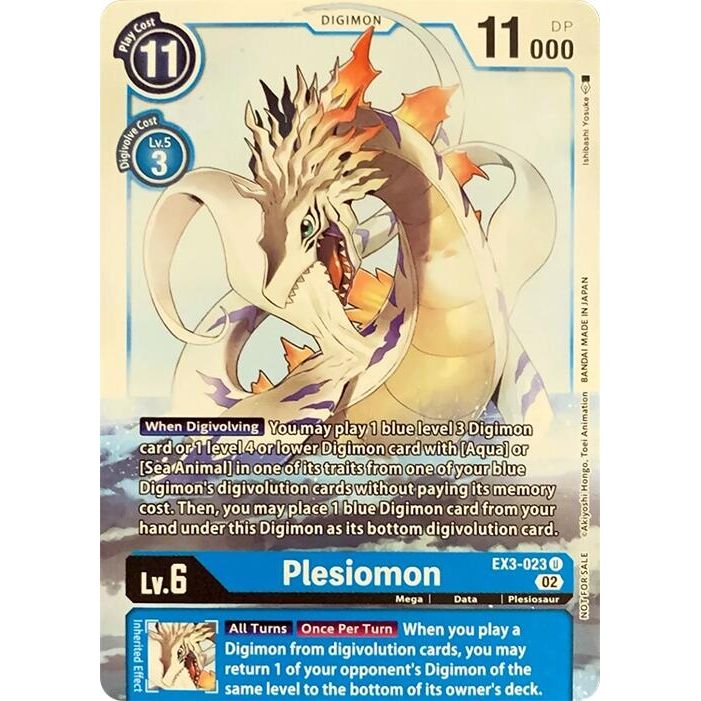Image for Plesiomon (EX3-023 U) (RPC) - Digimon Card Game