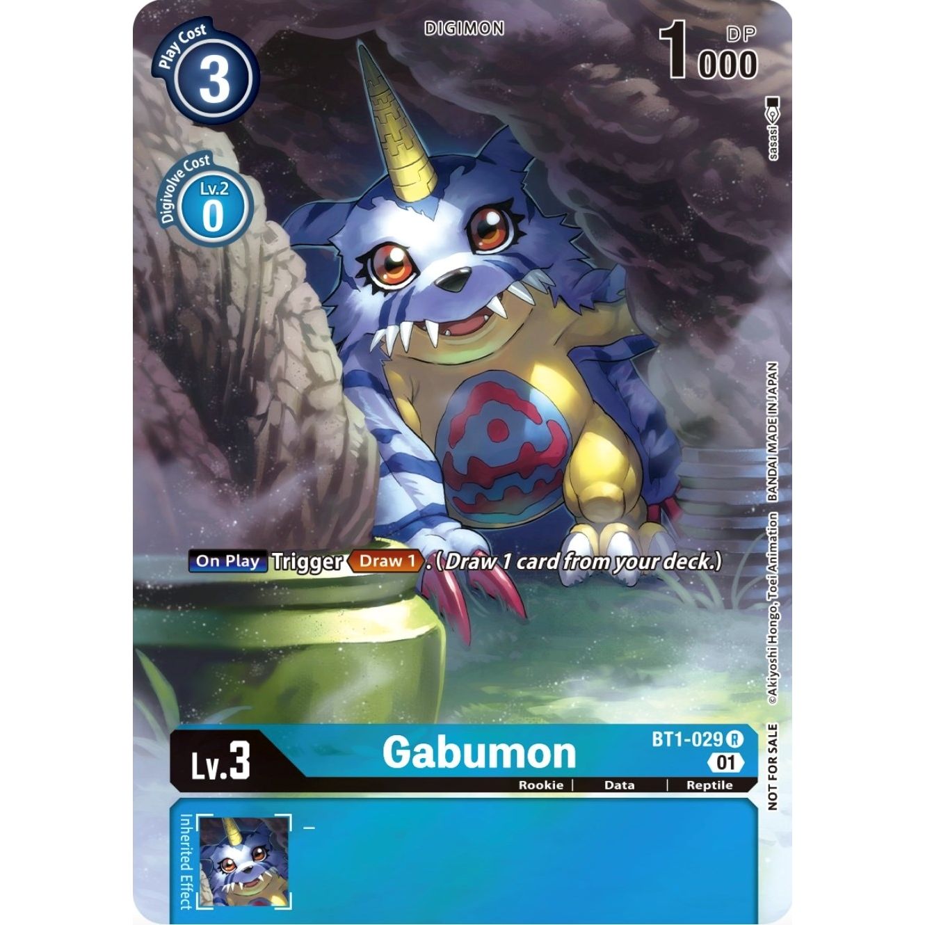 Image for Gabumon - BT1-029 (Official Tournament Pack Vol.9) (BT1-029 R) (BT01-03A) - Digimon Card Game