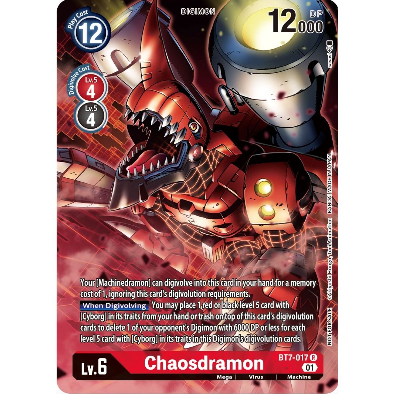 Image for Chaosdramon (Winner Pack Across Time) (BT7-017 R) (BT07) - Digimon Card Game
