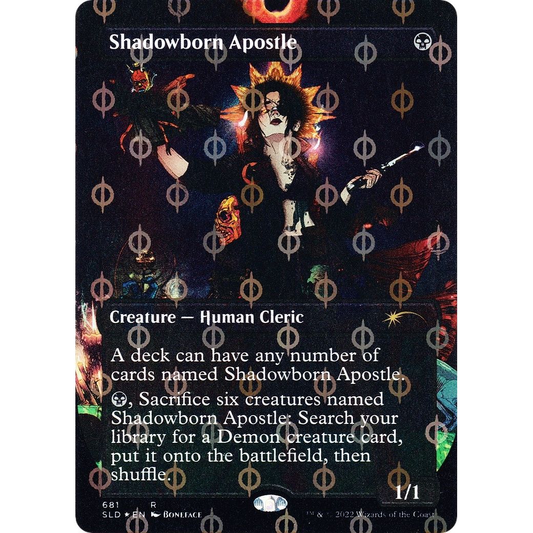 Image for Shadowborn Apostle (681) (Step-and-Compleat Foil) (681) (SLD) - Magic: The Gathering