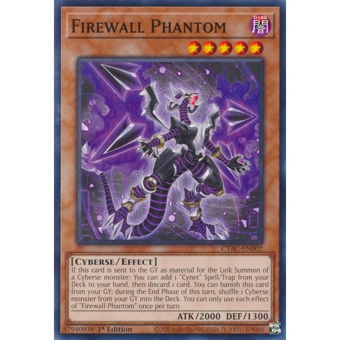 Image for Firewall Phantom (CYAC-EN002) (CYAC) - YuGiOh