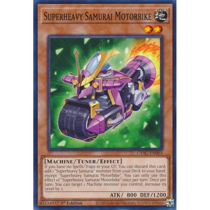Image for Superheavy Samurai Motorbike (CYAC-EN003) (CYAC) - YuGiOh