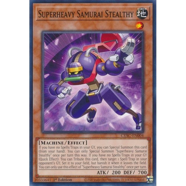 Image for Superheavy Samurai Stealthy (CYAC-EN004) (CYAC) - YuGiOh
