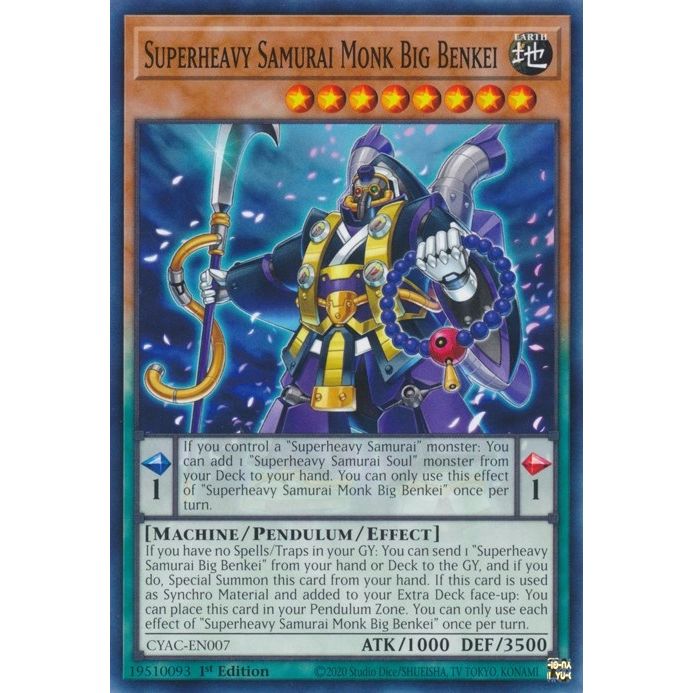 Image for Superheavy Samurai Monk Big Benkei (CYAC-EN007) (CYAC) - YuGiOh
