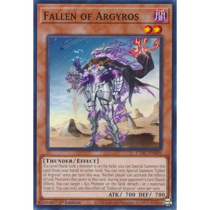 Image for Fallen of Argyros (CYAC-EN009) (CYAC) - YuGiOh