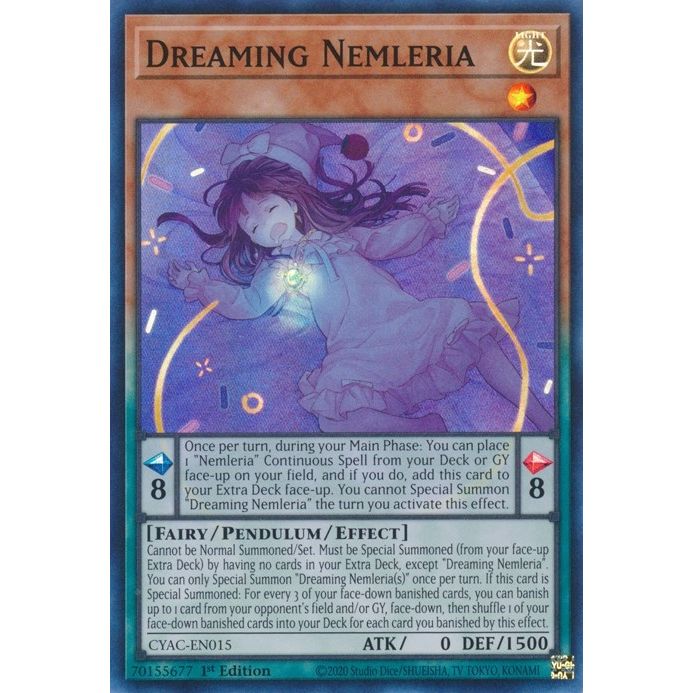 Image for Dreaming Nemleria (CYAC-EN015) (CYAC) - YuGiOh