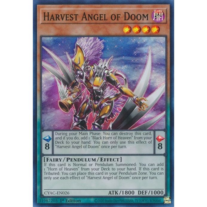 Image for Harvest Angel of Doom (CYAC-EN026) (CYAC) - YuGiOh