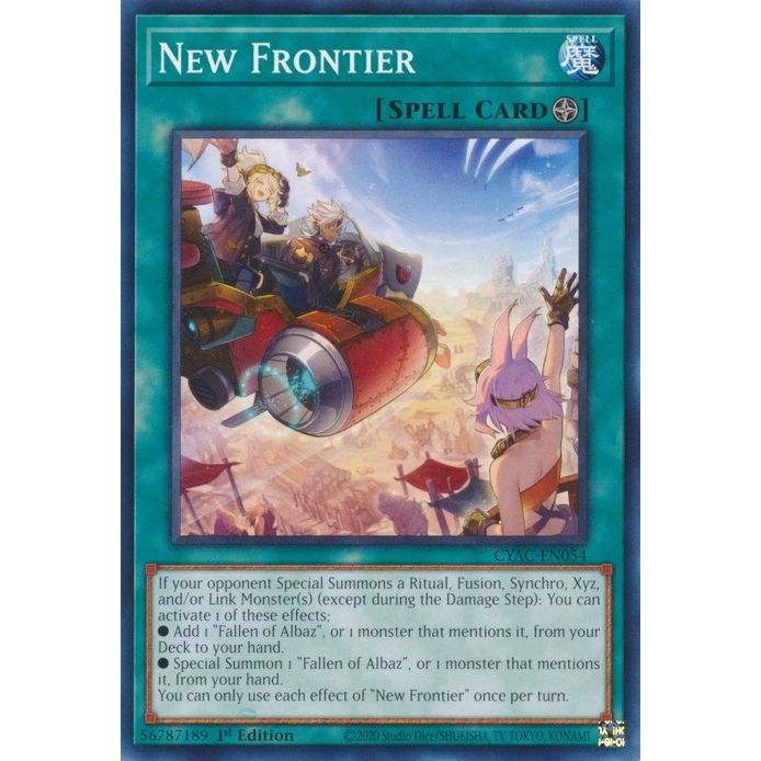 Image for New Frontier (CYAC-EN054) (CYAC) - YuGiOh