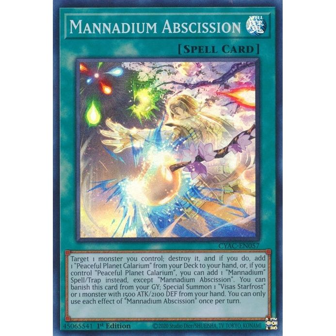 Image for Mannadium Abscission (CYAC-EN057) (CYAC) - YuGiOh