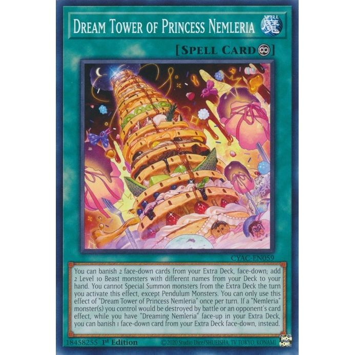 Image for Dream Tower of Princess Nemleria (CYAC-EN059) (CYAC) - YuGiOh